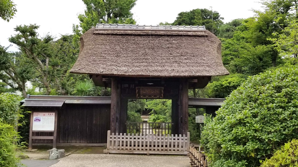 鎌倉常楽寺　山門