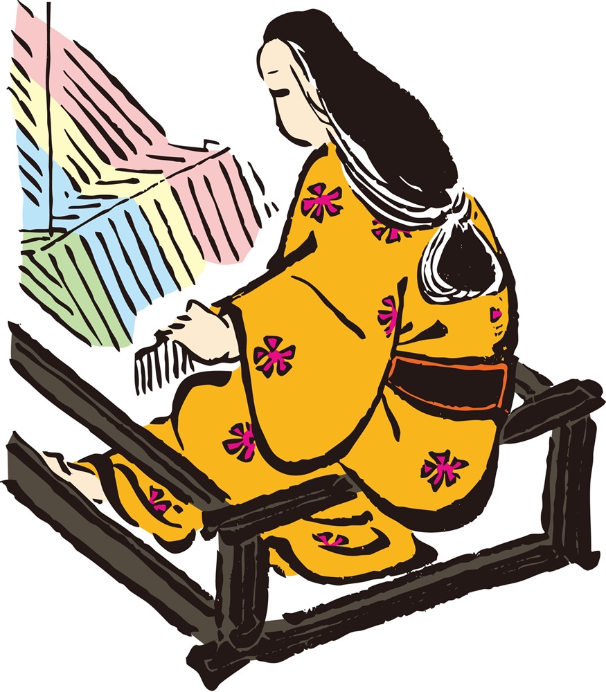棚機女(たなばたつめ)の絵