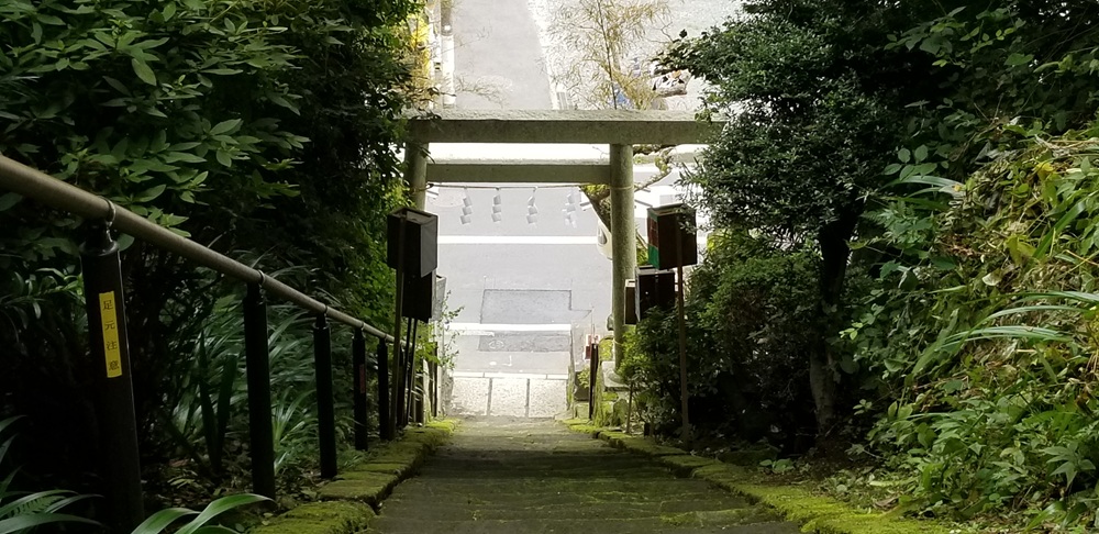 山ノ内　第六天社　階段