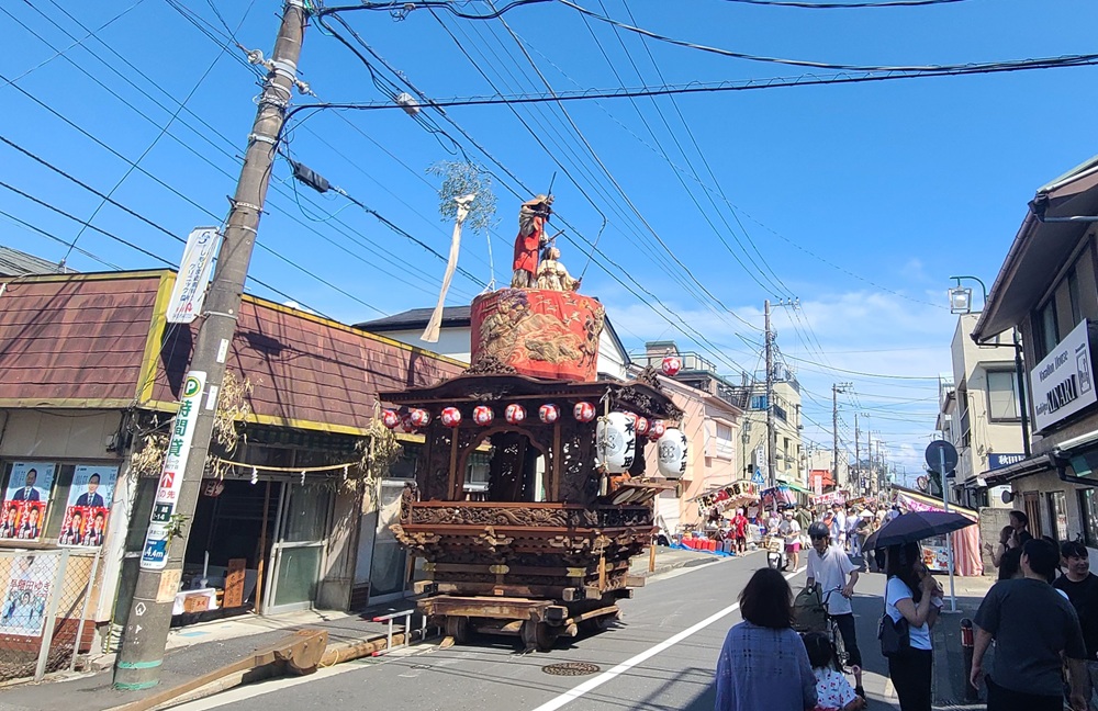 腰越の小動神社　天王祭　人形
