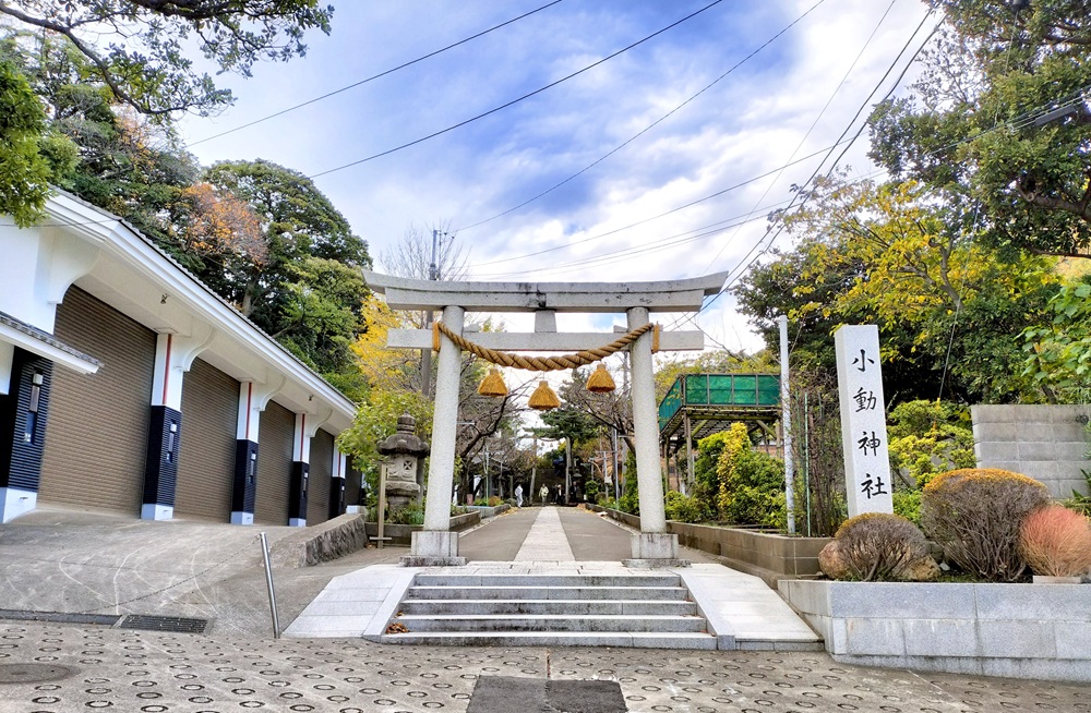 小動神社　鳥居と参道