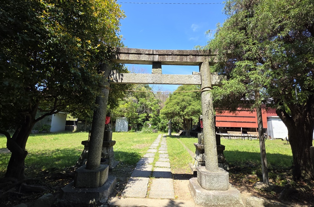 小袋谷　厳島神社鳥居