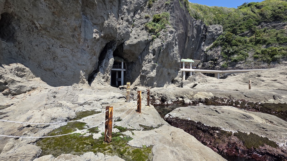 江の島 岩場