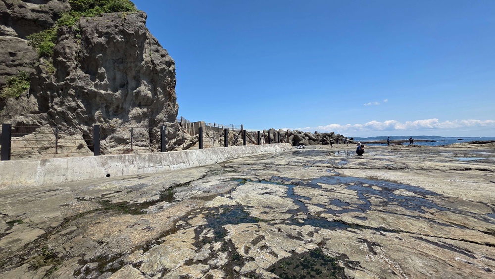 江の島の海岸沿