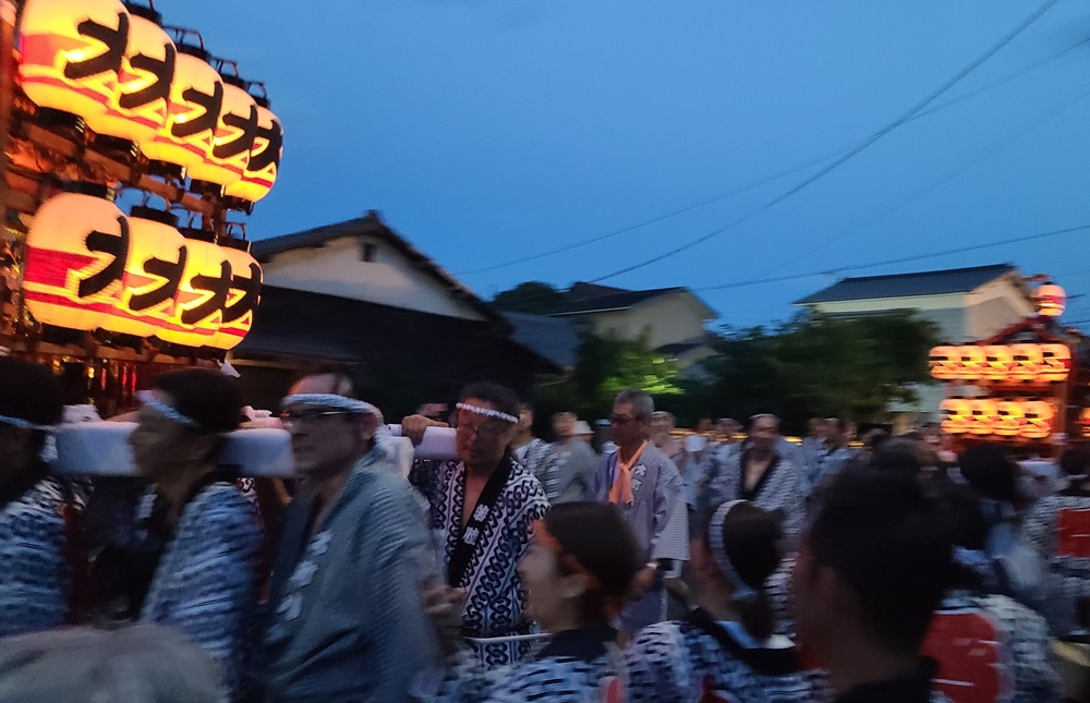 夜の大町まつり