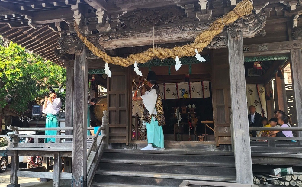 熊野新宮湯立神楽 射祓
