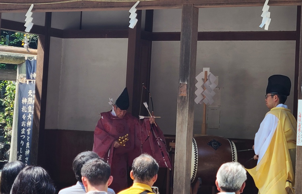銭洗弁財天宇賀福神社 鎌倉神楽 射祓