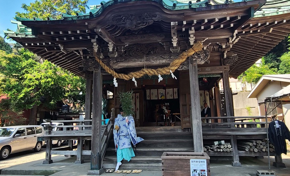 熊野新宮湯立神楽 湯上