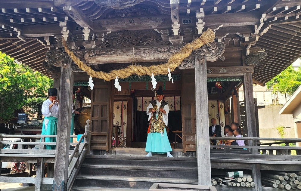 熊野新宮湯立神楽 射祓