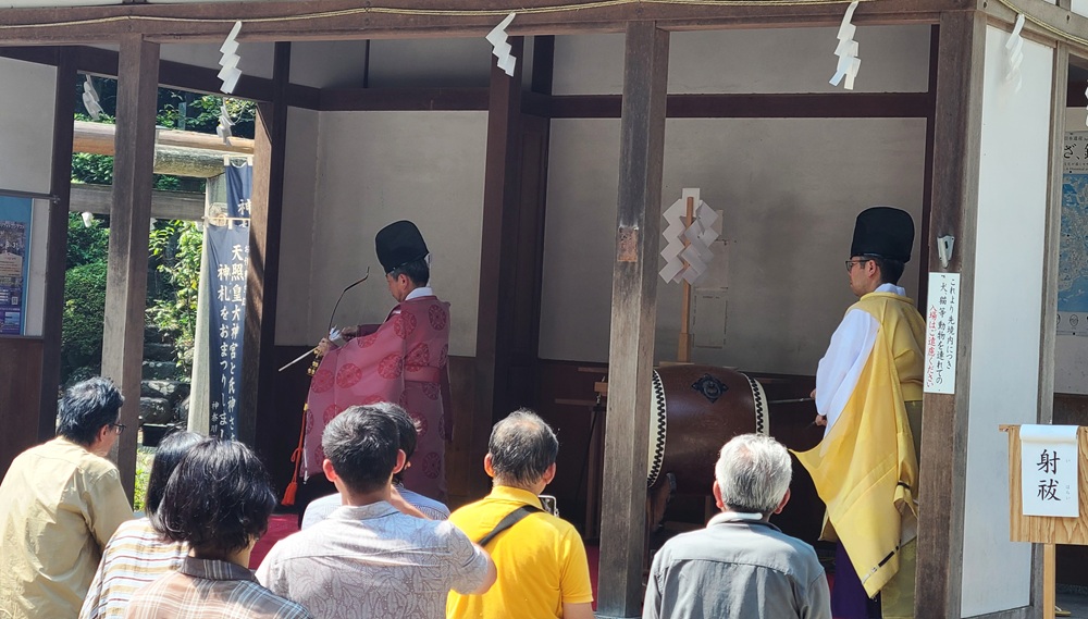 銭洗弁財天宇賀福神社 鎌倉神楽 射祓