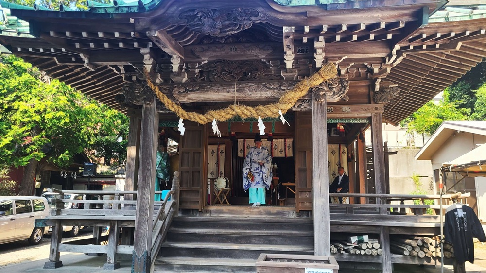 熊野新宮湯立神楽 初能