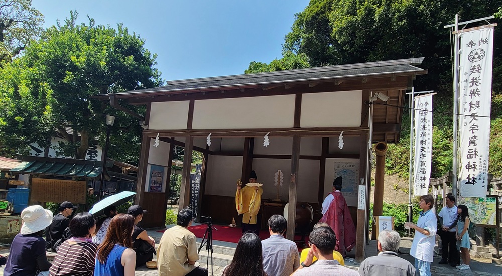 銭洗弁財天宇賀福神社 鎌倉神楽 初能