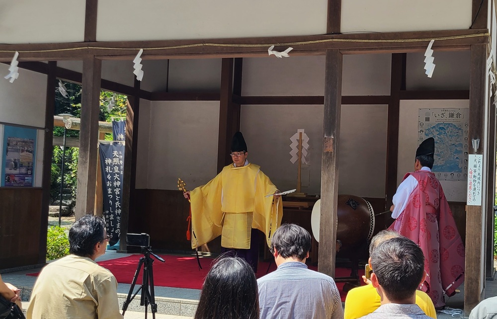 銭洗弁財天宇賀福神社 鎌倉神楽 初能