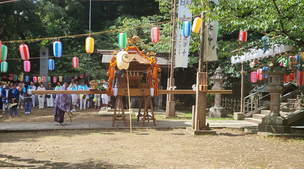 神幸祭開始少し前の様子