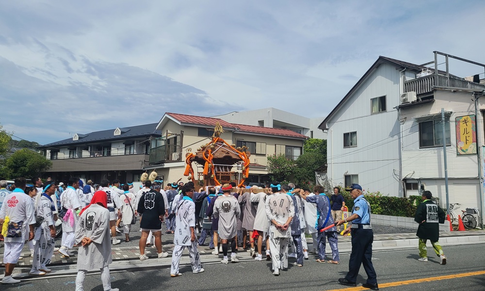 休憩中