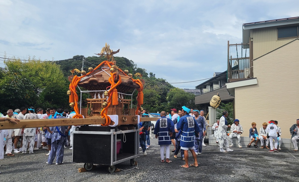 休憩中