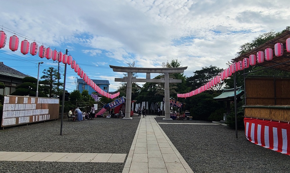 龍口明神社 境内の様子(2025年10月5日撮影)