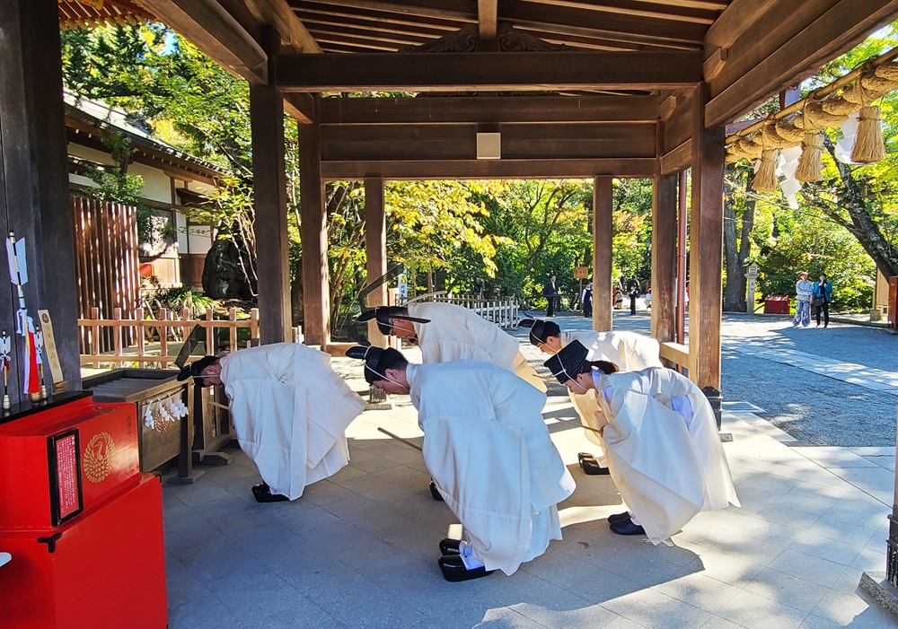 明治祭 10時53分 若宮で礼拝