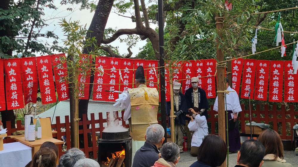 鎌倉神楽 湯座(ゆぐら)別名笹舞 15時01分撮影