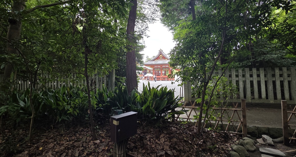 祖霊社側から見た様子